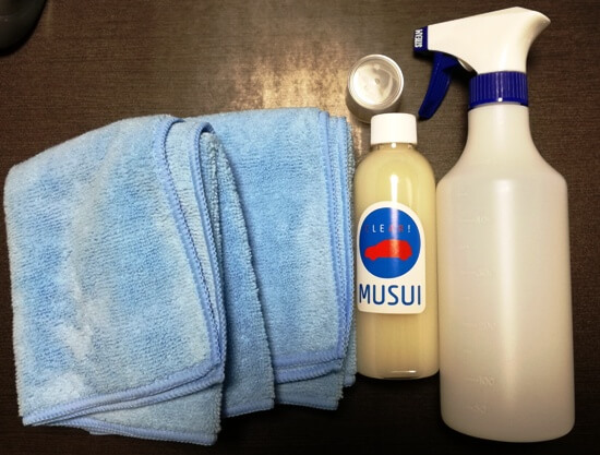 次世代型洗車溶剤MUSUIを使って水なし洗車をしてみた！